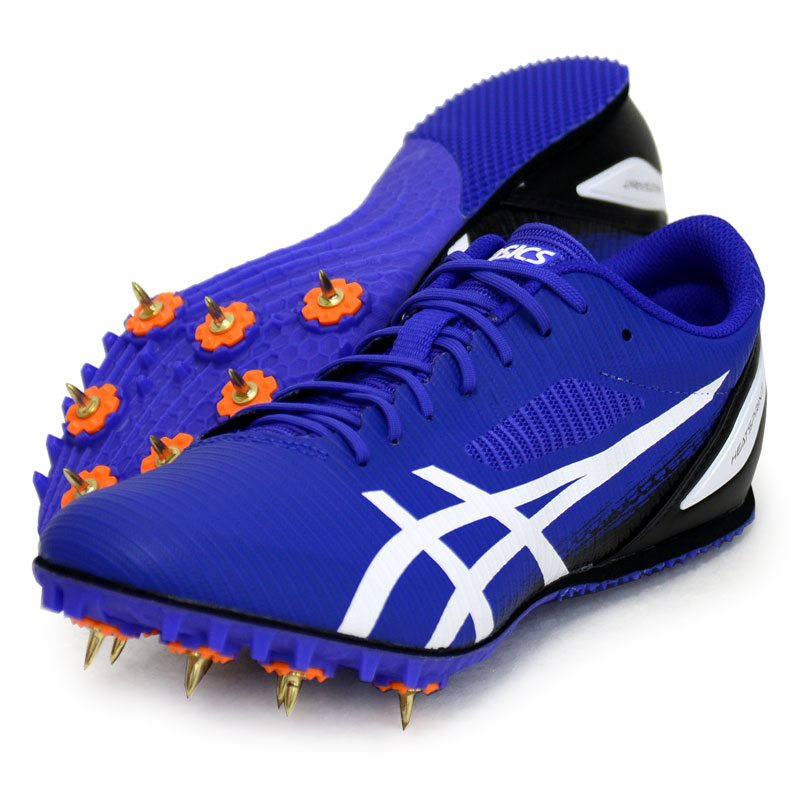 アシックス asics HEATSPRINT 13 (ヒートスプリント 13) 陸上スパイク オールウェザー土トラック兼用モデル (100m～1500m/ハードル/跳躍種目) 26SS (1093A199-401)｜ピットスポーツ　店