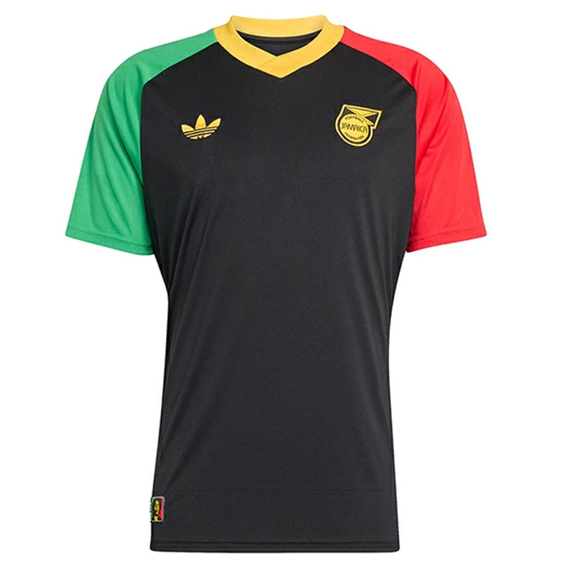 アディダス adidas ジャマイカ代議員団 2026 アウェイ プレ擦り付け木 ティーシャツ 蹴球 写し物 御召しもの JAMAICA 26SS(MME01-KA1909)