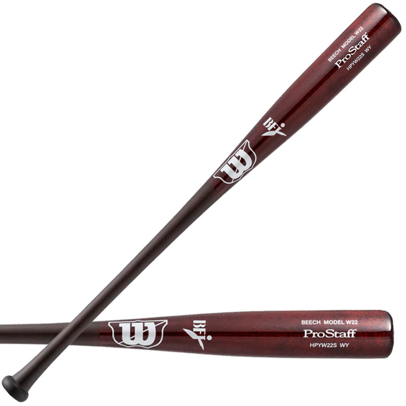 ウィルソン WILSON 硬式木製バット Pro Staff ビーチ W22S型 HPYW22S 先端くり抜きタイプ 野球 硬式 バット BFJ 25SS(WBW2015010)