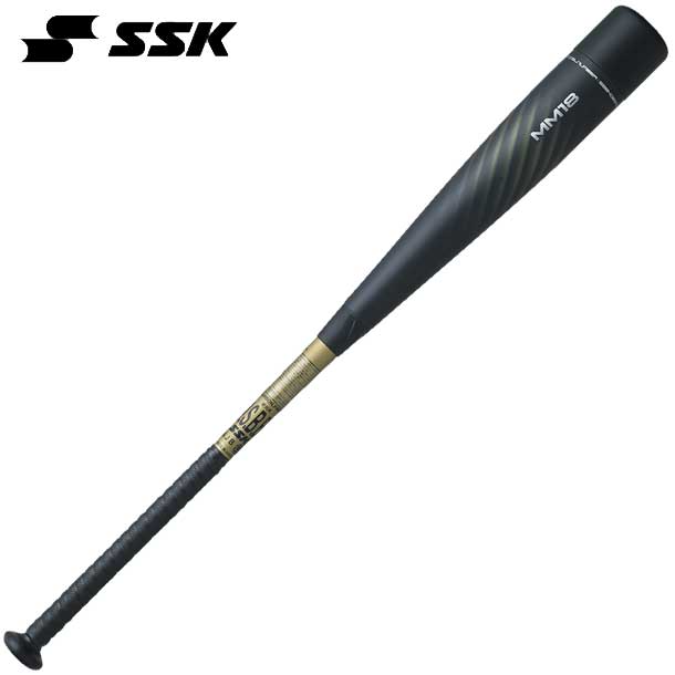 SSK MM18 ミドルライト 人気83cm/660g バット袋付き-