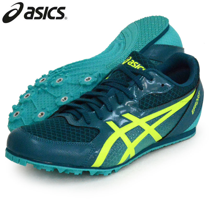 アシックス asics EFFORT MK 陸上用スパイク 1091A014-410 ピーコート×ホワイト 19SS