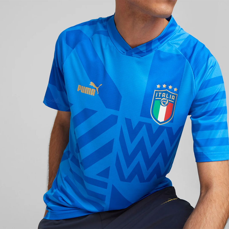 プーマ Puma イタリア Figc サッカー ホーム プレマッチ 半袖 シャツ