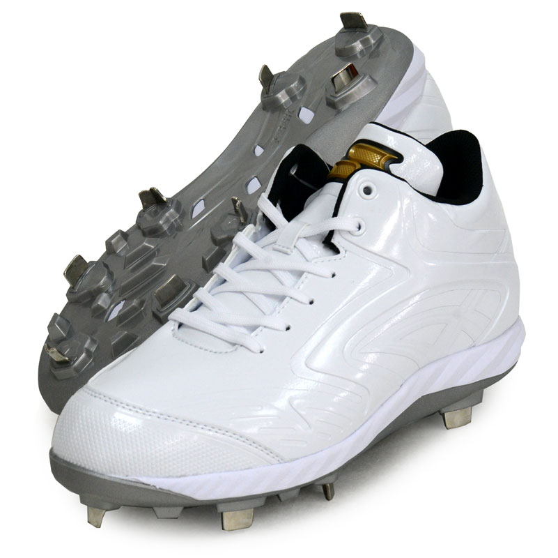 【新品未使用】ハイゴールド　ミドルカットスパイク　野手用　26.5センチ 楽天市場】ハイゴールド HI GOLD 樹脂底スパイク ミドルカット