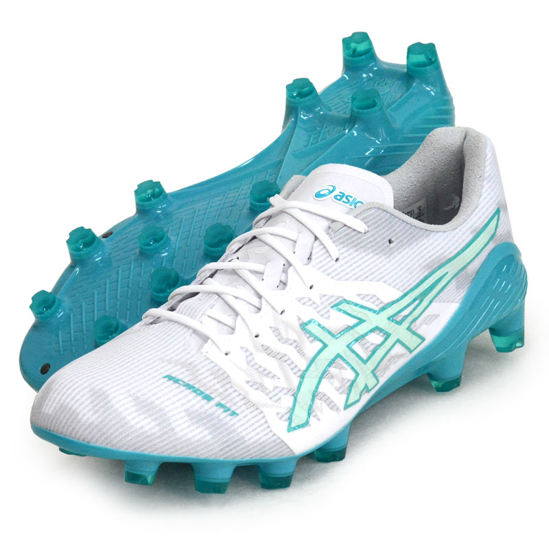 DSライト 3 ワイドホワイト×ピーコートasics|アシックスサッカースパイク ASICS アシックス DS LIGHT ACROS 3(ホワイト×パープル