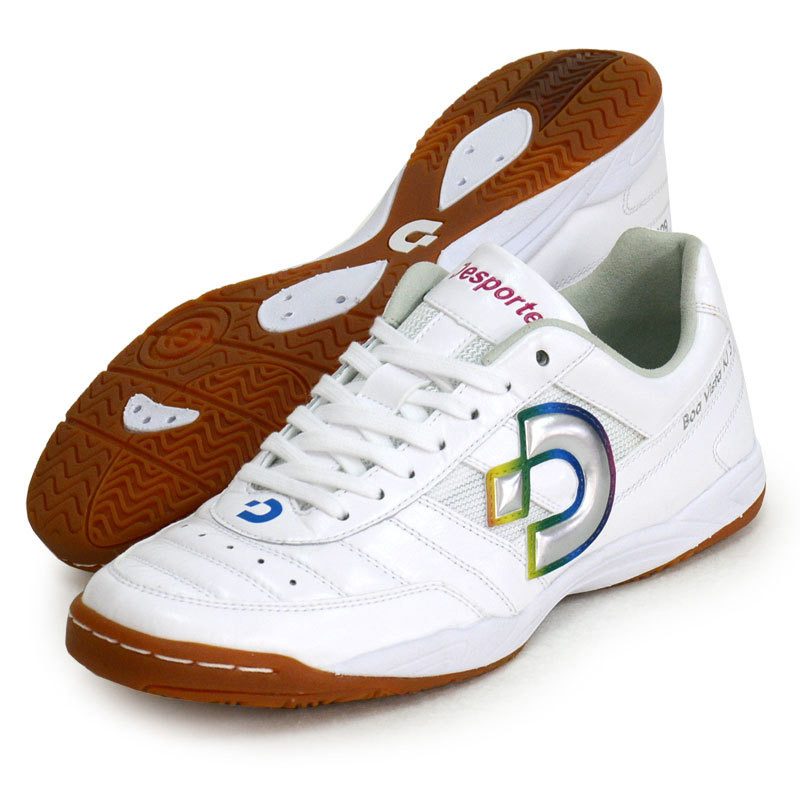 デスポルチ Desporte ボアヴィスタ KI 3 フットサルシューズ インドア用 25SS (DS2133-PW/M-SIL)