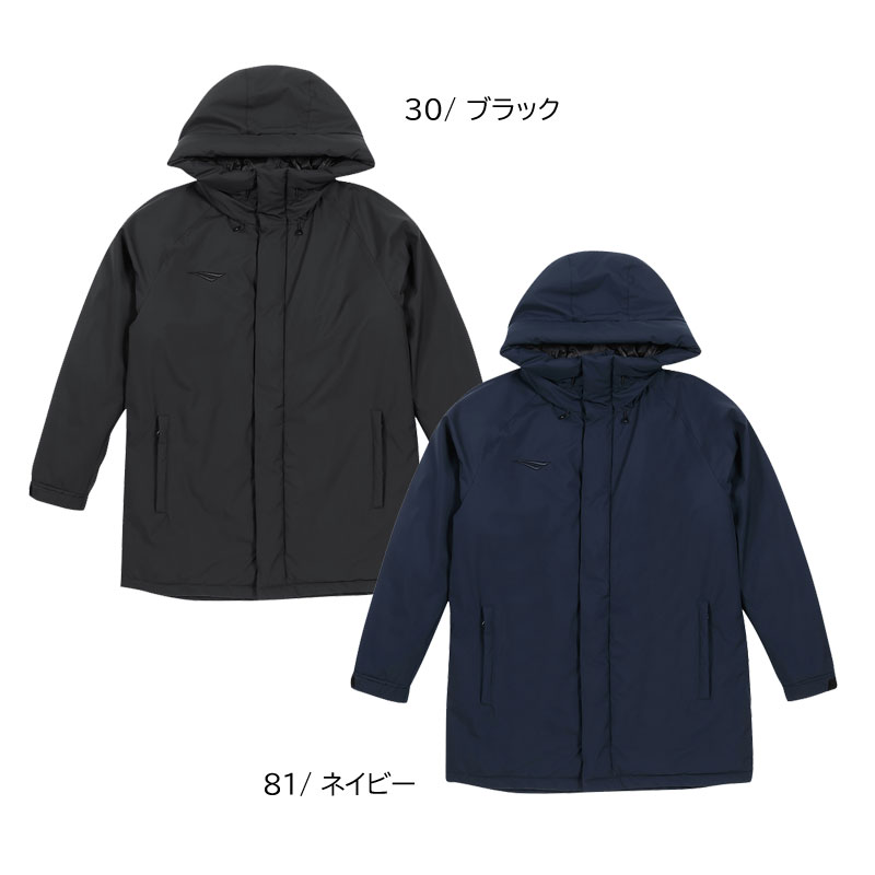 罰すること penalty プロ・ウォーマーハーフコート 蹴球 フットサル 御召しもの 厚地の外套 24FW(POF4506)