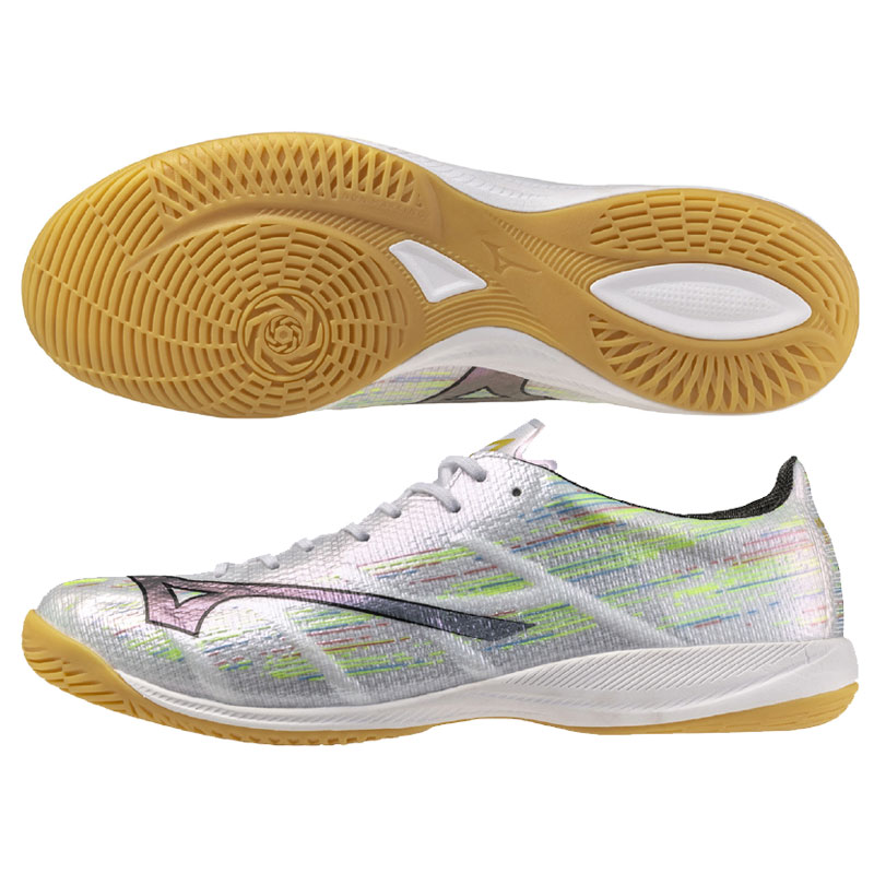 MIZUNO Alpha 2 ELITE IN P1GF2562 09 White/Black Iridescent Futsal