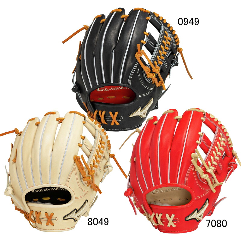 ミズノ MIZUNO 硬式用グローバルエリート プロフェッショナルセレクション 紅林型／サイズ9 野球 一般 硬式 グローブ グラブ 限定 GE 25SS(1AJGH32423)｜ピットスポーツ　店