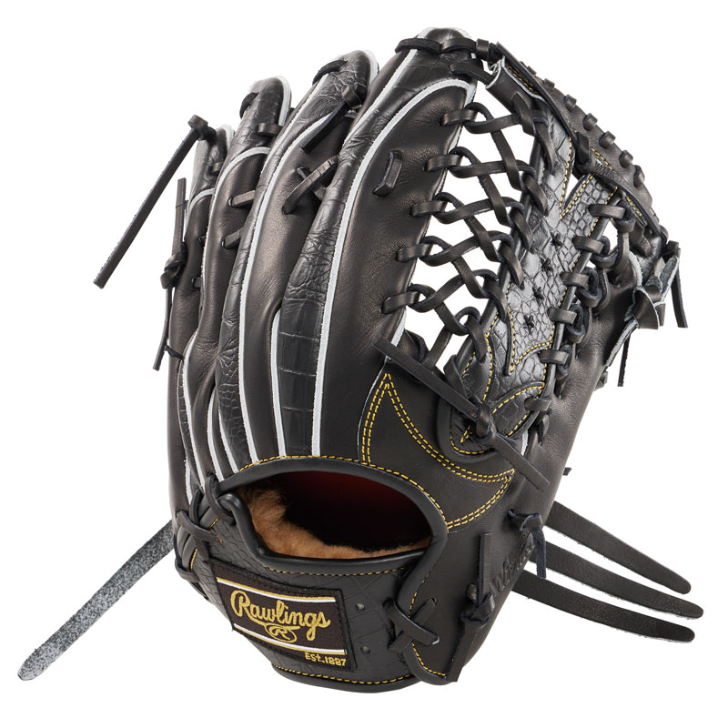 ローリングス Rawlings硬式プロプEM B88MG ブラック/クロコ硬式用グローブ 24AWGH4FPW2B88MG｜ピットスポーツ　店 32,174円