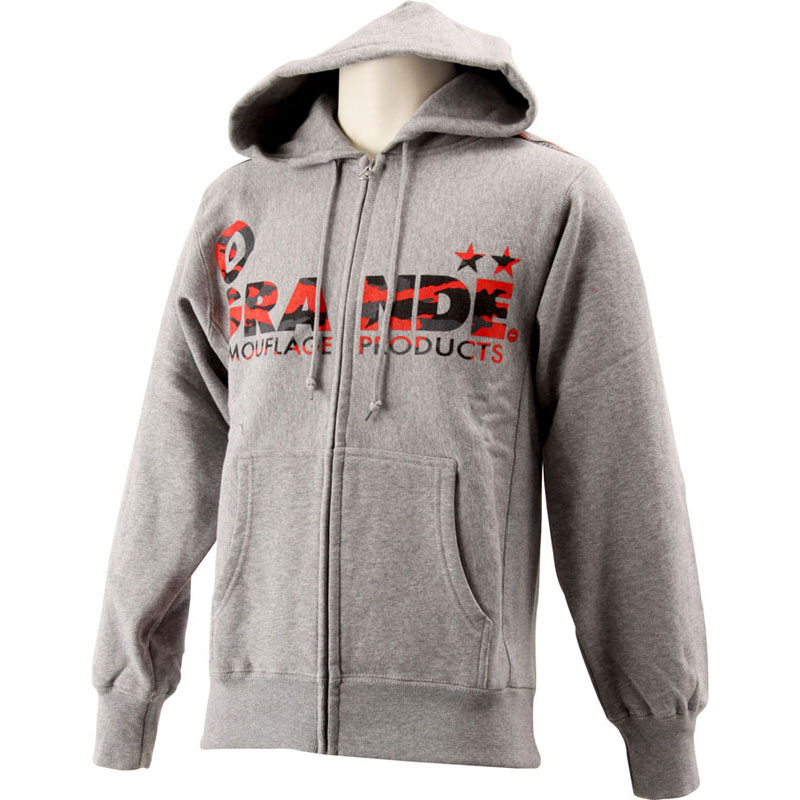 GRANDE.F.P(グランデエフピー)CAMO 基本形 汗水 ジップパーカーフットサル スウエットジャケット(gfp10166-1535)