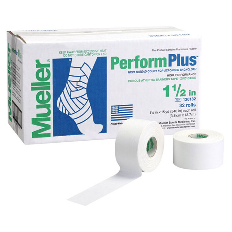 【ロット売りわたす：入り数32】MUELLER(ミューラー)パフォームプラステープ38MM上半身世話をする テーピング(130182)