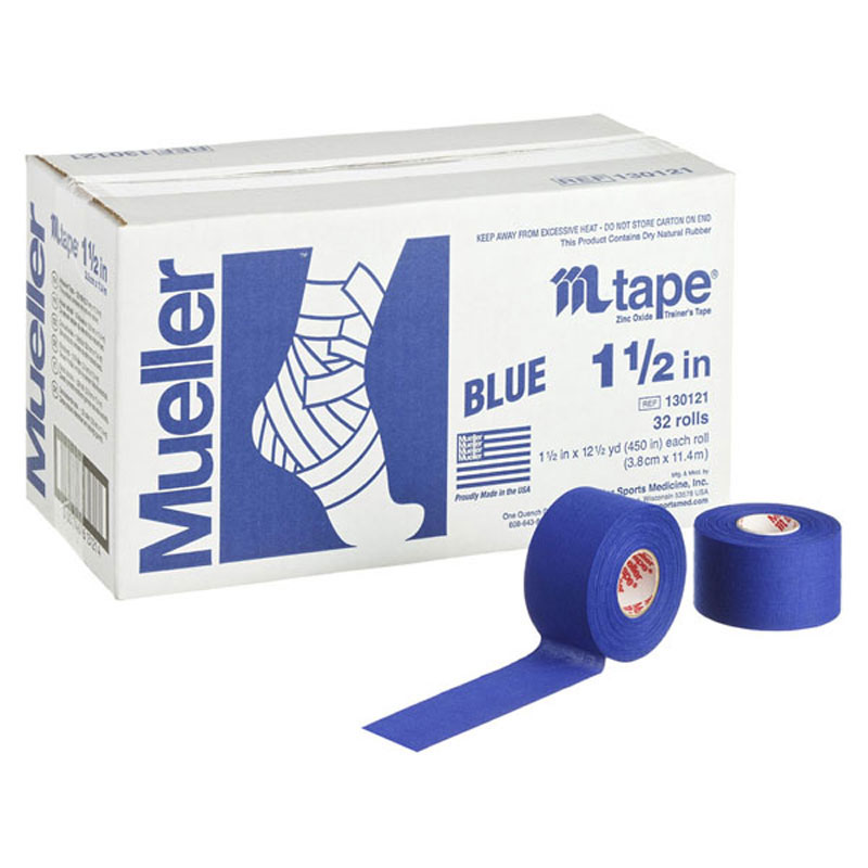 【ロット販売:入り数32】MUELLER(ミューラー)Mテープチームカラー ロイヤルボディーケア テーピング(130820)|ピットスポーツ 店