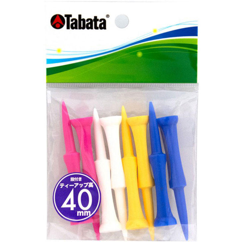【ロット販売：入り数30】 Tabata GOLF(タバタゴルフ) グットティー 段付超ロング ゴルフ ボール 雑品 (gv0467)