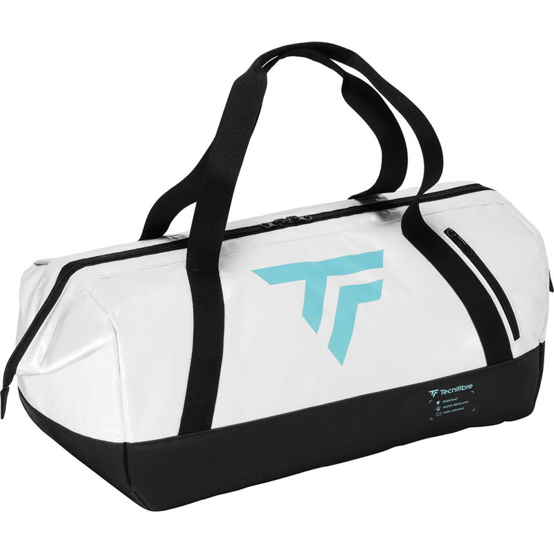 Tecnifibre(テクニファイバー)TOUR WHITE-BLUE DUFFELテニス バッグ(40touwbldu)|ピットスポーツ 店
