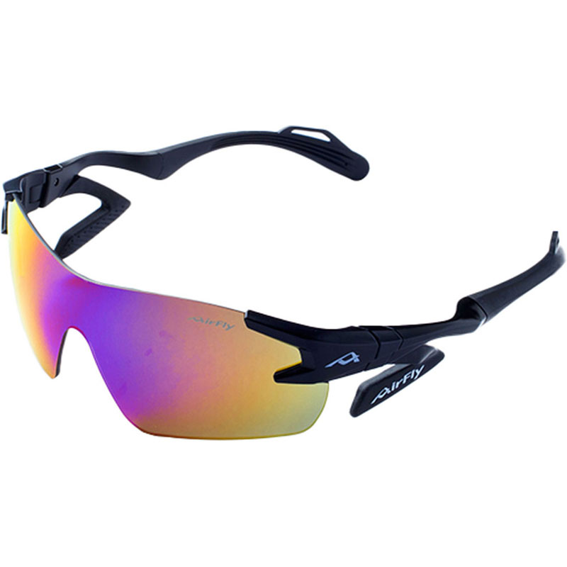 Airfly(エアフライ)鼻パッドノナイスポーツサングラス AF-301 C-3 Lサイズ BLACKマルチスポーツ サングラス(af301c3l)|ピットスポーツ 店