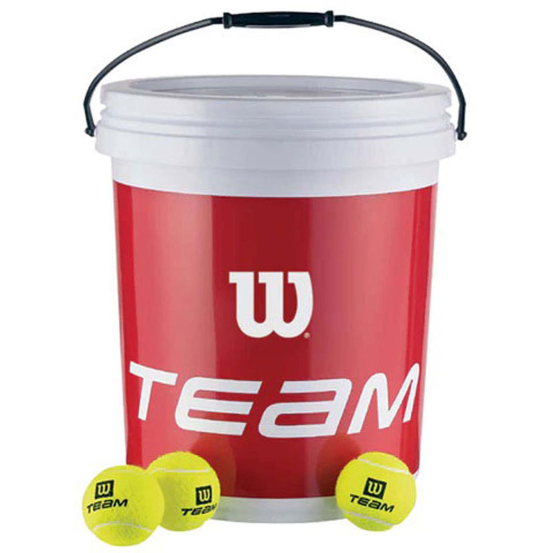 WILSON(ウイルソン)庭球 ノンプレッシャーボール  72 球(専用井戸釣瓶入リ)庭球 引きくらべるどんぶり鉢 硬式(wrt131200)