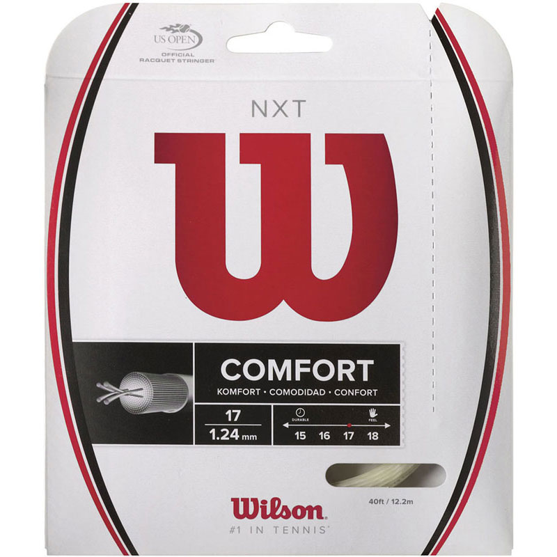 【ロット販売:入り数6】WILSON(ウイルソン)NXT 17テニス 硬式ガット(wrz942900)|ピットスポーツ 店