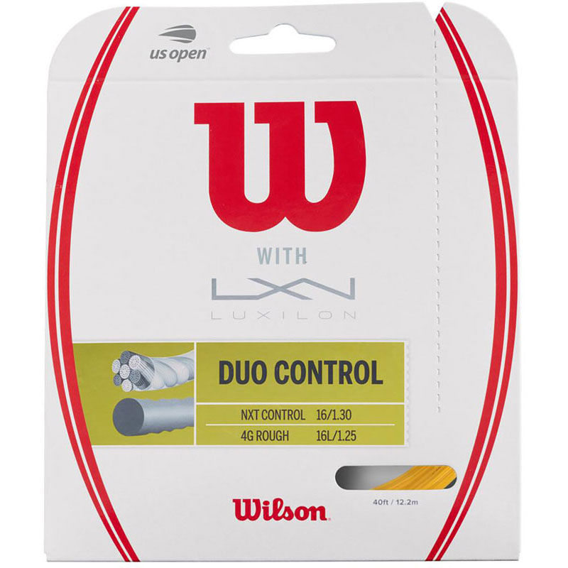 【ロット販売：入り数6】Wilson(ウイルソン)DUO CONTROL 4GR 125 & NXT C 16テニス 硬式ガット(wrz949720)｜ピットスポーツ　店