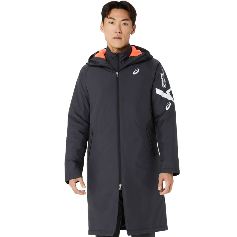 アシックス asicsAIM-TRG中わたロングコートSAトレーニングアパレル(メンズ)(2031E735)｜ピットスポーツ　店