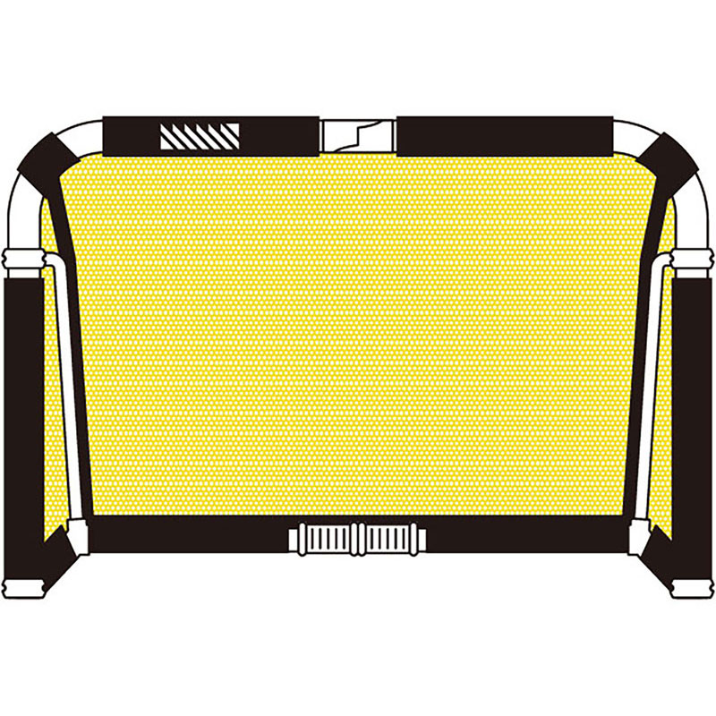footballgear フットボールギアクレイジーゴールミディアム110&times;75サッカー ゴールmgx1175-yel｜ピットスポーツ　店