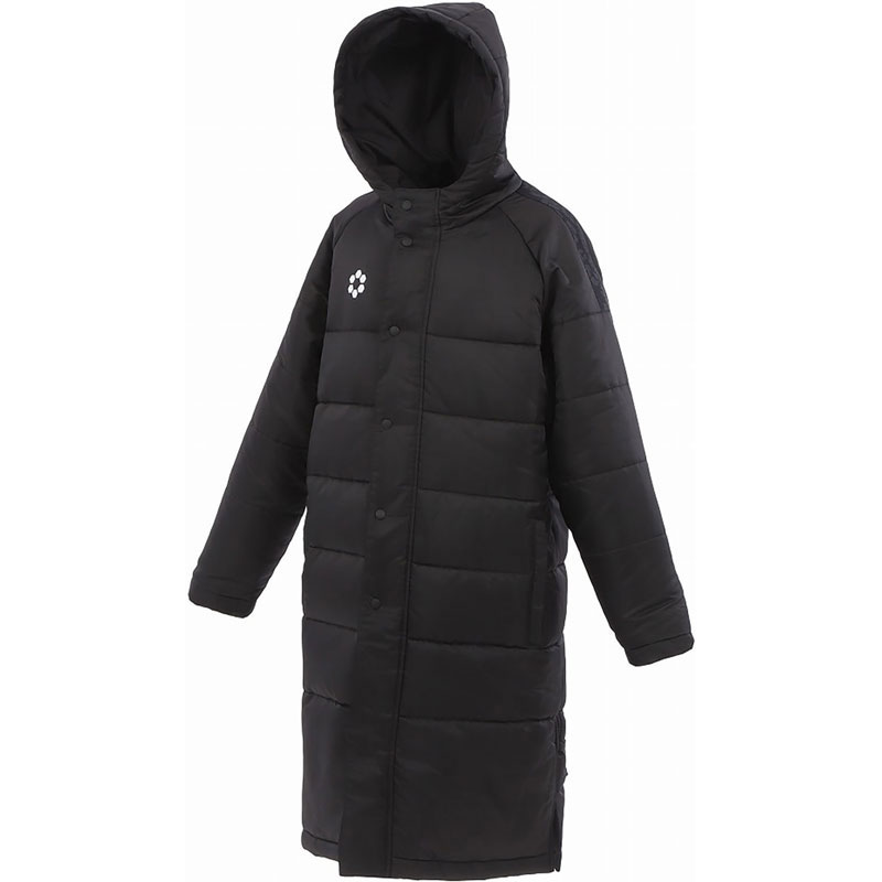 SFIDA スフィーダBP パデッドロングコート LINE JRフットサル 厚地の外套sa24854jr-blk