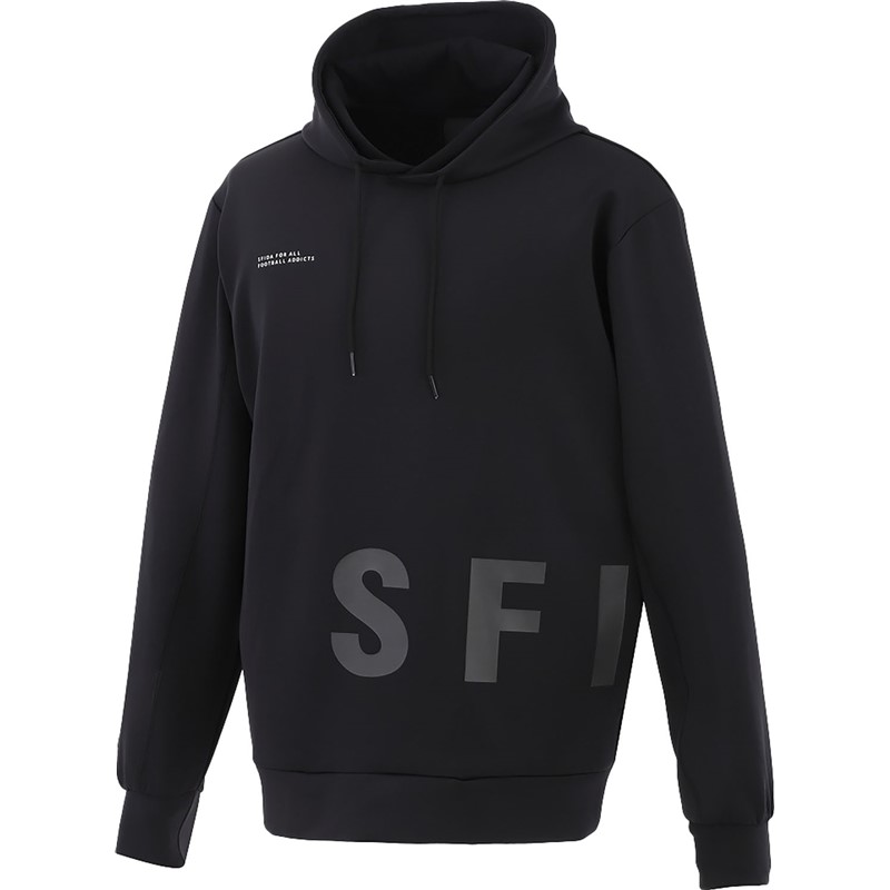 sfida(スフィーダ)WARM PES スウェットフーディーフットサルスウェットパーカー(sa25102-blk)