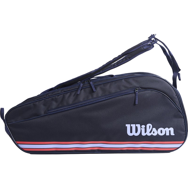 wilson(ウイルソン)TEAM J 6PK NAVY/PINKテニスバッグ(wr80501010)｜ピットスポーツ　店