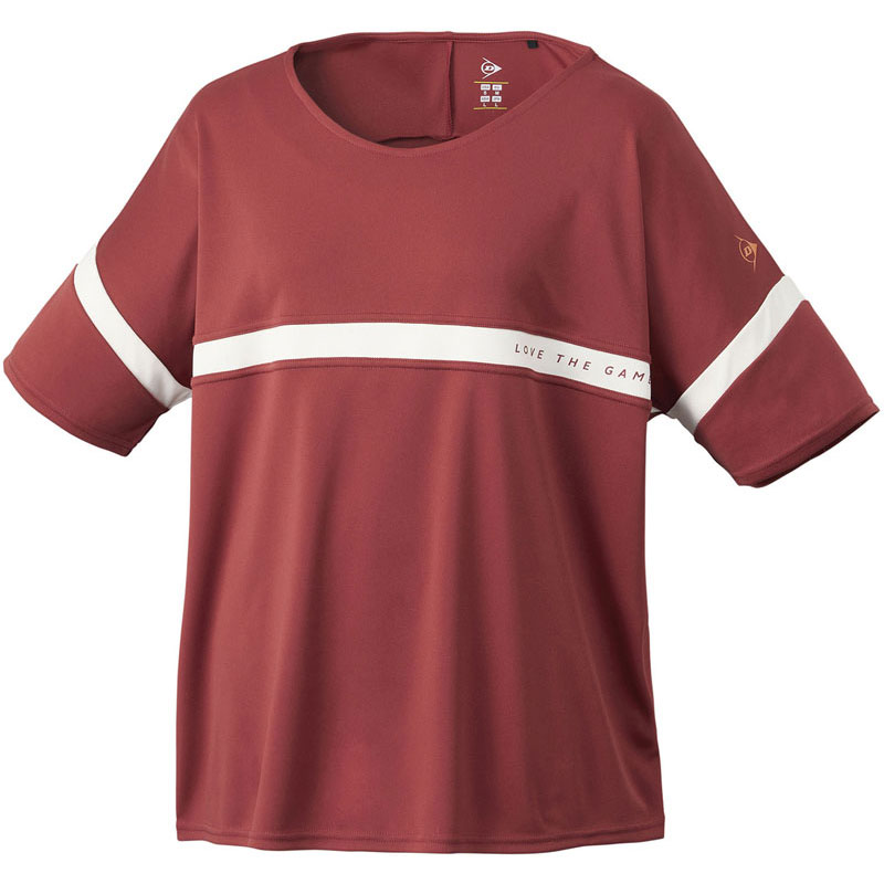 DUNLOP ダンロップ OVER SIZE T SHIRT テニス 半袖Ｔシャツウィメンズ dal8561w-715