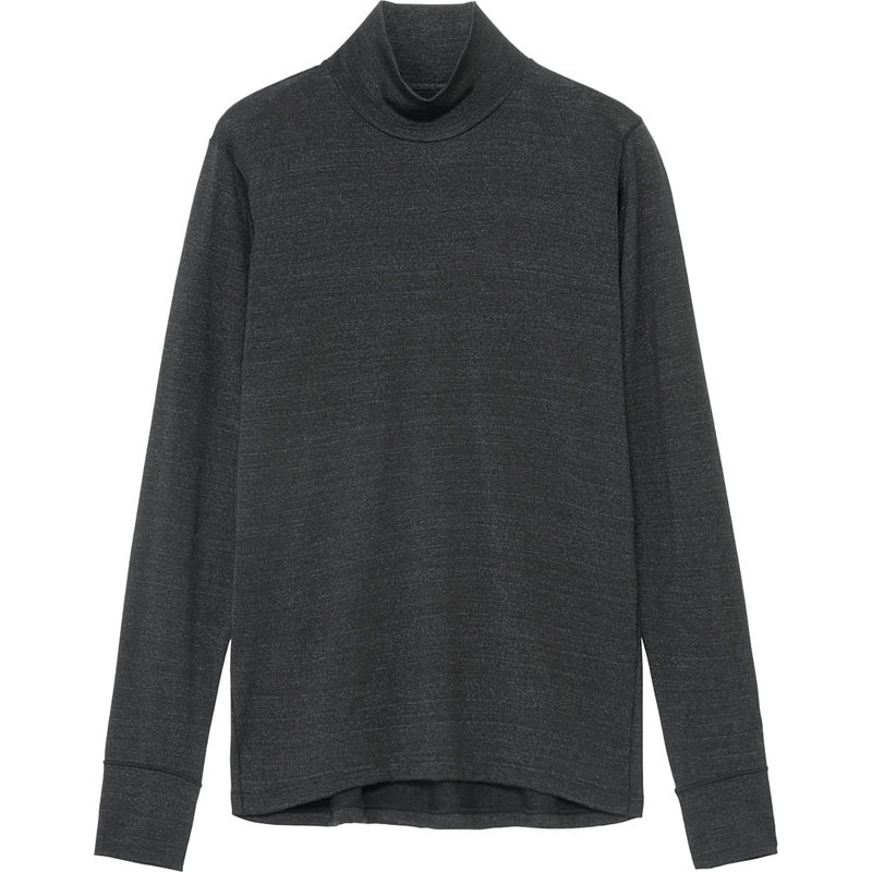 C3fit シースリーフィットウールタートルネックロングスリーブボディーケア 長袖Ｔシャツgcw84436-bk