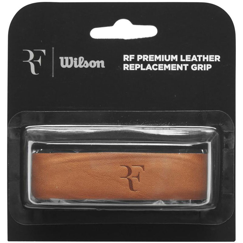 【ロット販売：入り数6】 Wilson ウイルソン RF LEATHER REPL GRIP テニス ラケット雑品 wr84443010