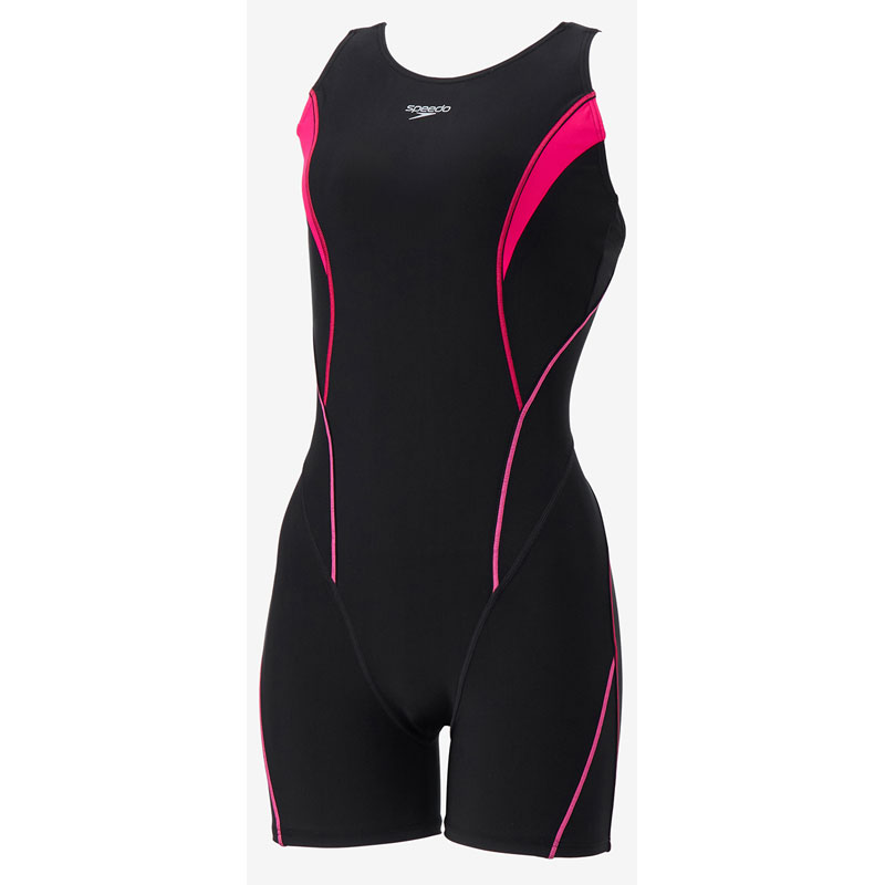素早さ speedoFEEL UP L-HALF KNESwim水泳着(レディース)(SFW12561) レディースファッション-水着