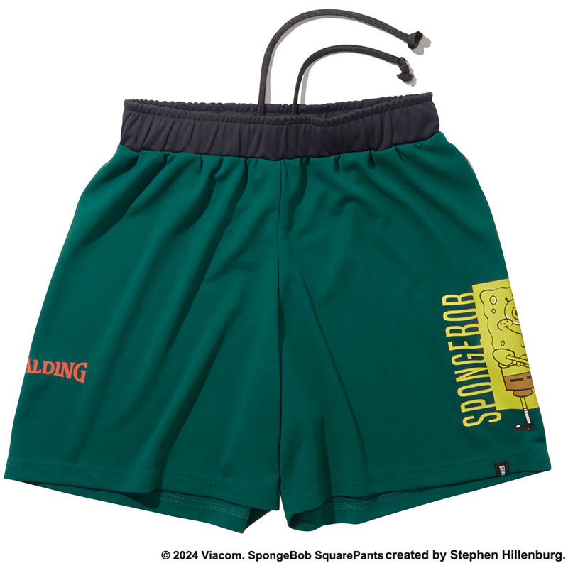 SPALDING スポルディング プラクティス パンツ スポンジ・ボブ バスケットボール フリーク バスケットボール プラクティスパンツ smp24143s-2700