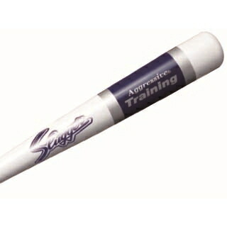 KUBOTA SLUGGER 久保田スラッガー トレーニングバットホワイト/ブルー/シルバー 木製トレーニングバット マスコットバット (BAT-2505)