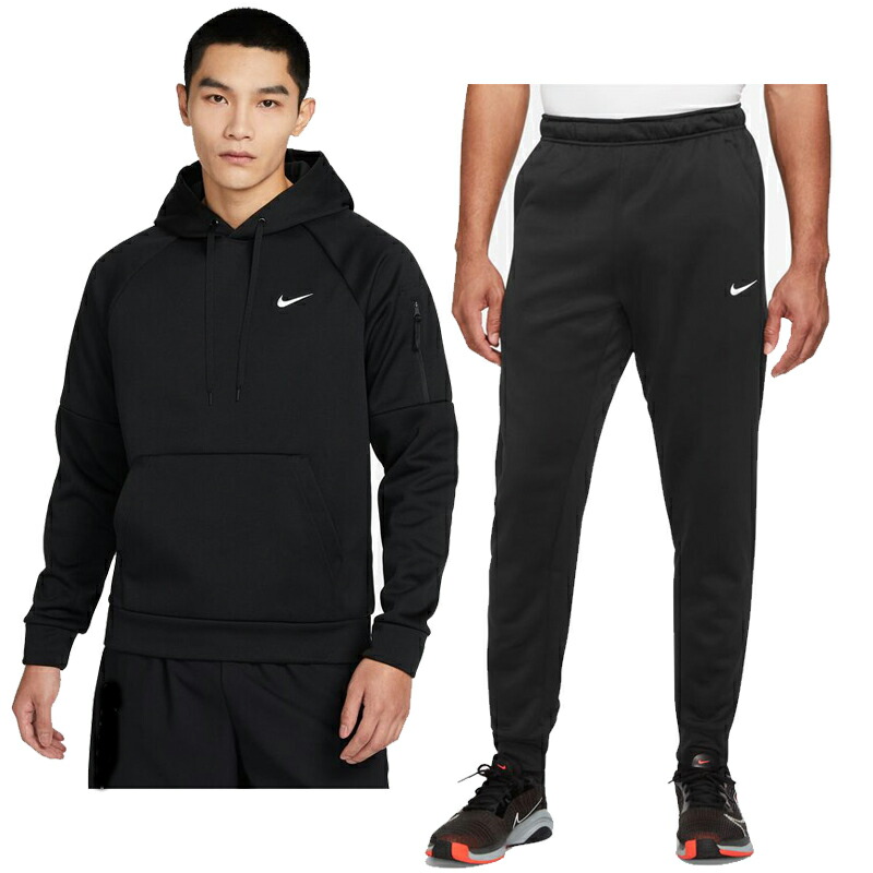 NIKE(ナイキ)ナイキ TF ティーシャツ L/S フーディ・テーパー ズボン下 上下セットウェアスウェットDQ4835 DQ5406