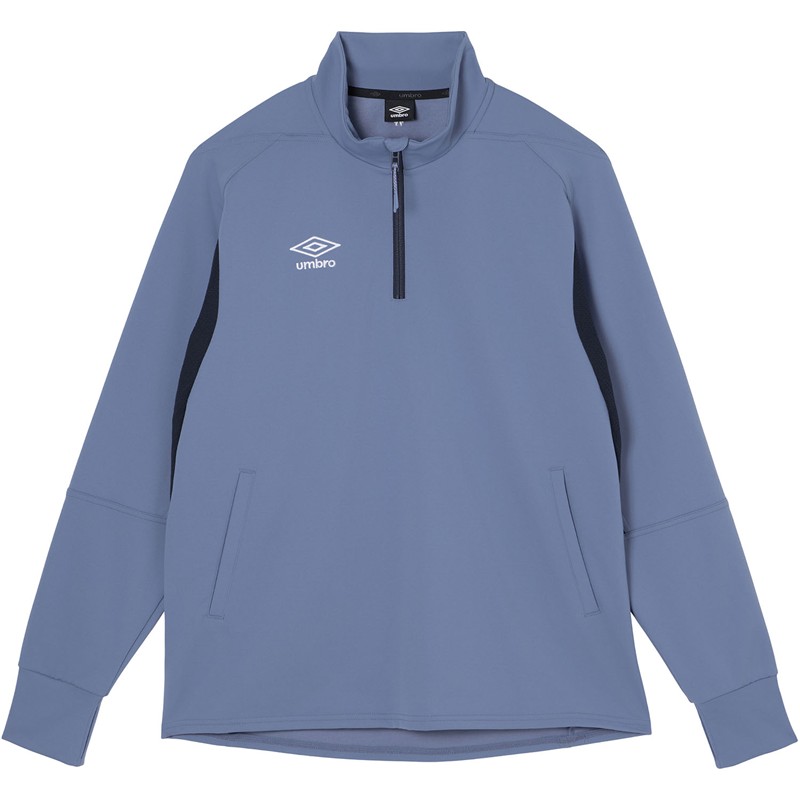 umbro(アンブロ) ウオームアツプハーフジツプトツプ サッカーWUPニットジャケット (uf6sjg10m-bl00)