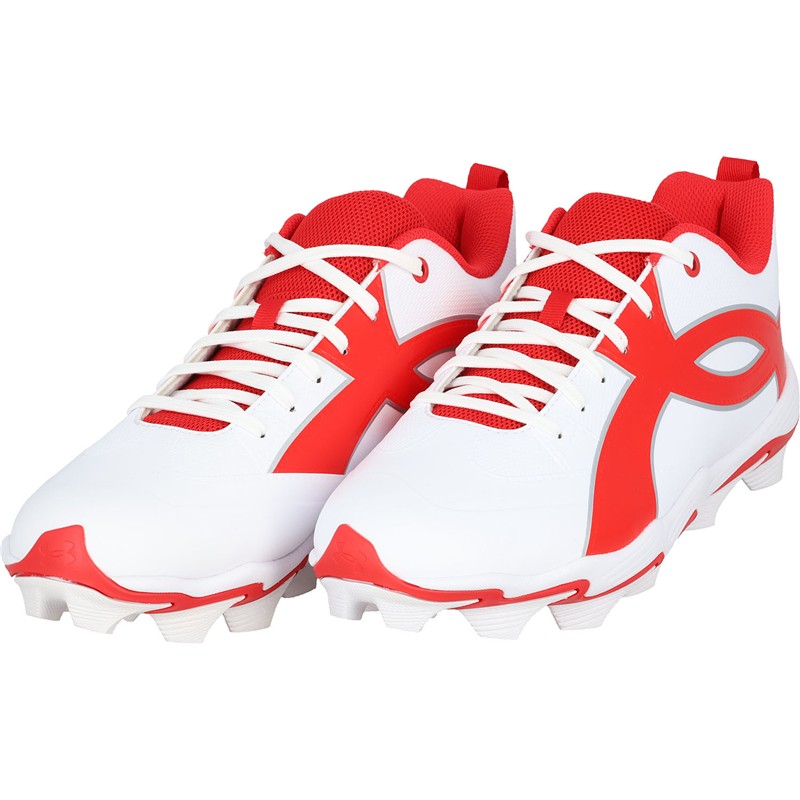 underarmour(アンダーアーマー) 61UAリードオフ アイコン ロー RM 野球ソフトスパイク (6010138-101)26SS