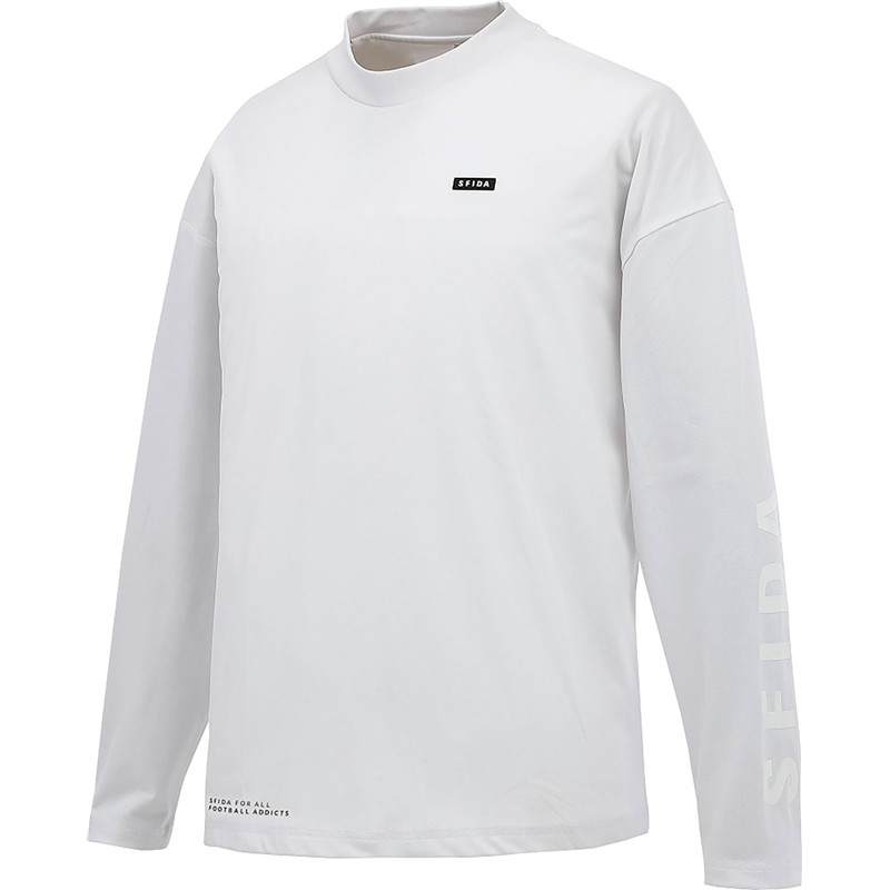 sfida(スフィーダ) Tシャツ L/S フットサル長袖Tシャツ (sa25517-wht)