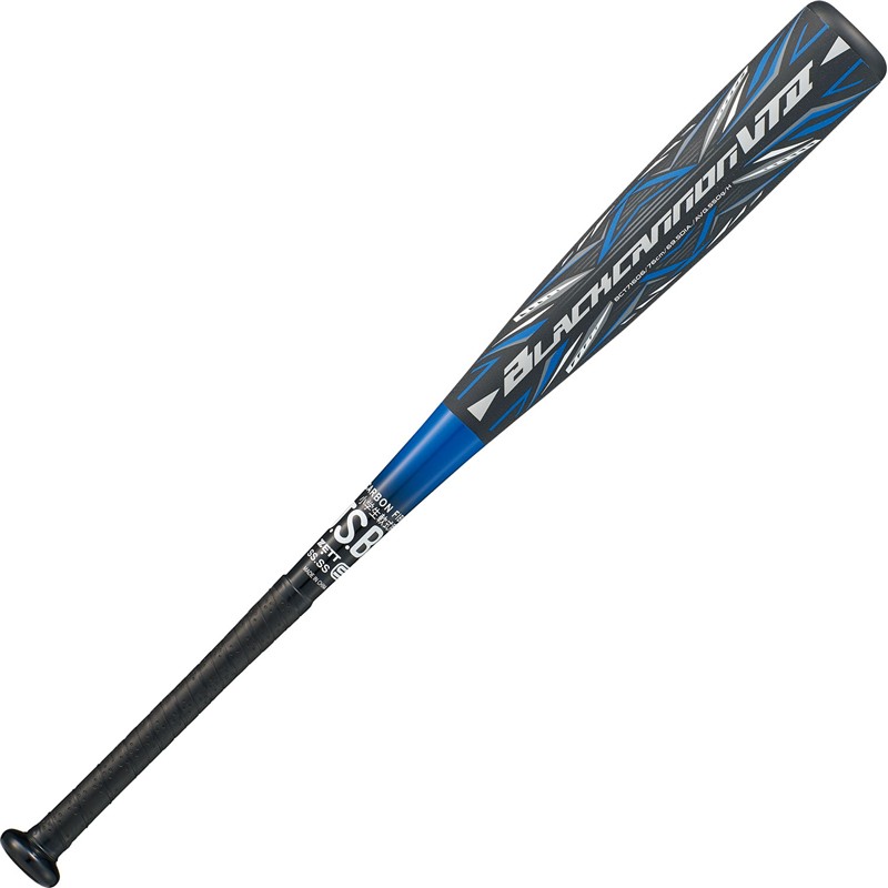 zett(ゼット) JR.軟式FRP ブラックキャノン-VT2 野球ソフトバットJRナンカーボン (bct71606-1900)26SS