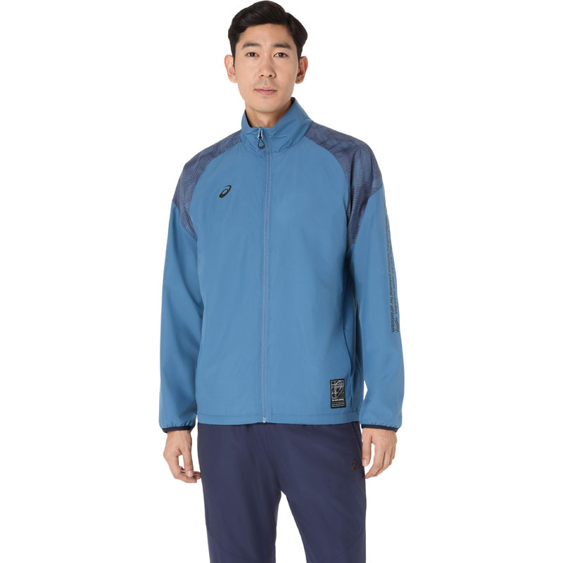 アシックス asics 裏トリコットグラフィックウインドブレーカージャケット Training トレーニング ジャケット(ユニ) (2031F175)