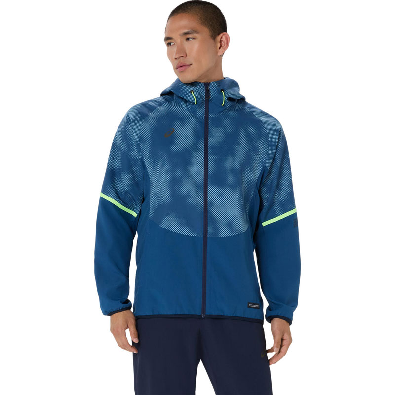 アシックス asicsACTIMOTIONクールグラフィッククロスフーディーボディケア・フィットネス 御召しもの(2033c020-401)