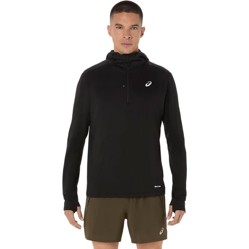 アシックス asics ROADランニングウィンター長袖フーディー 駈けっくら・大地引きくらべる 御召しもの (2011d359-001)