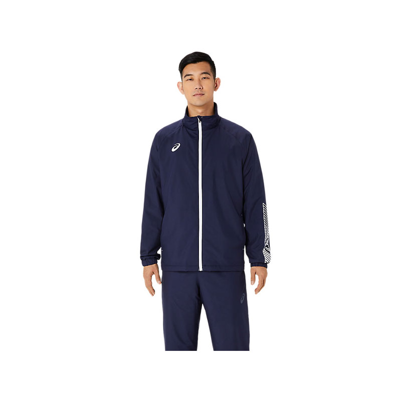 アシックス asics 裏トリコットウインドブレーカージャケット ボディケア・フィットネス お召しもの (2031e745-400)