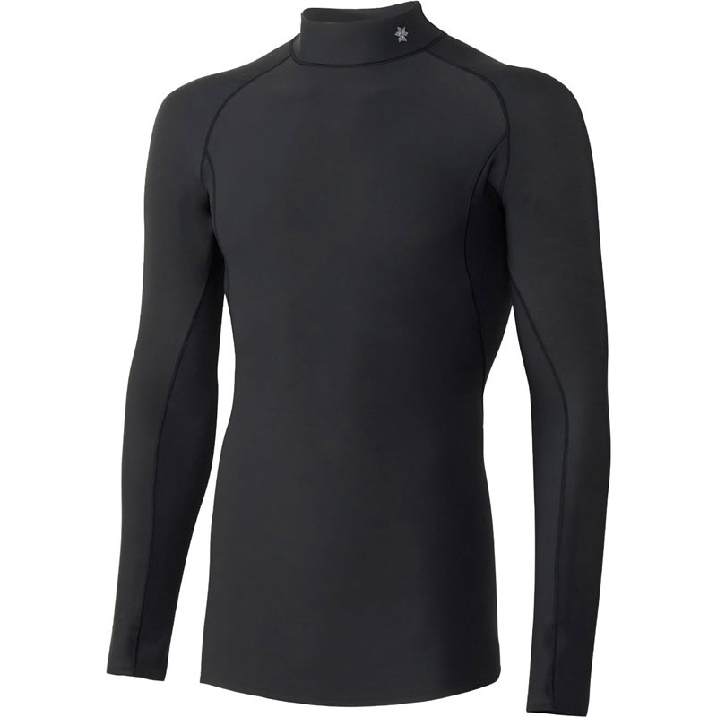 シースリーフィット C3fit KODENSHI Warm High Neck Long Sleevesボディーケア ゲームシャツ・パンツ ストレッチシャツ（gc65302-bk）｜ピットスポーツ　店