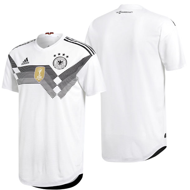 ドイツ代表ホームオーセンティックユニフォーム半袖 Adidas アディダス プーマ サッカー レプリカシャツ18ss Dtx72 Br7313 00 ピットスポーツ ミズノ アディダス 店 レプリカユニフォーム ドイツ
