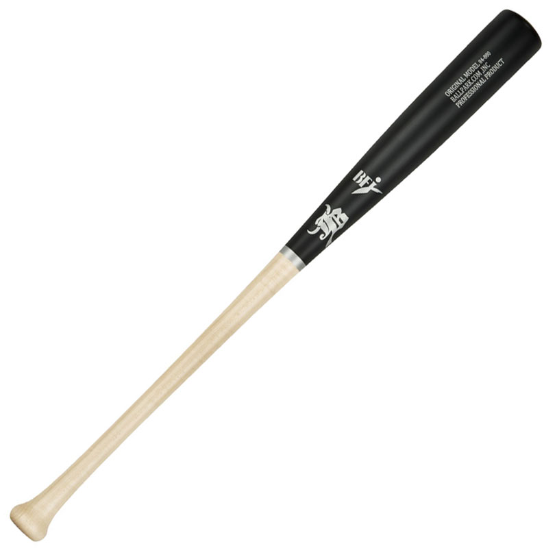 和牛JB 北米産メイプルバット 硬式用 002手持ち部分 自然的×黒いこと 輪っか付 硬式用 BFJ目じるし付き添い人