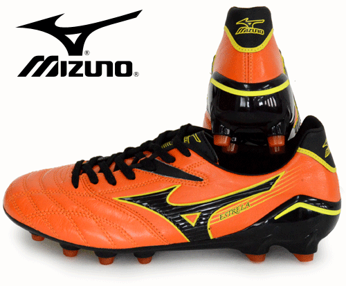 サッカースパイクミズノ【エストレーラー】 MIZUNO エストレーラ MD スーパーホワイトパール×ブラック