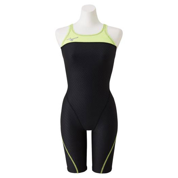 楽天ランキング1位 競泳練習用ハーフスーツ レディース 94ブラック セーフティーイエロー Mizuno ミズノスイム 競泳水着 エクサースーツ 練習用水着 N2mg0264 24 保障できる Lexusoman Com