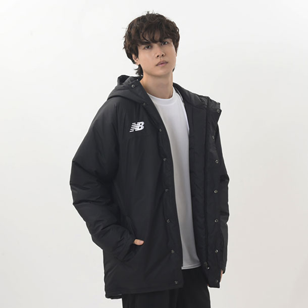ニューバランス New Balance パデッド ハーフコート&パンツセット csv-jmjf1423-bk_1.jpg
