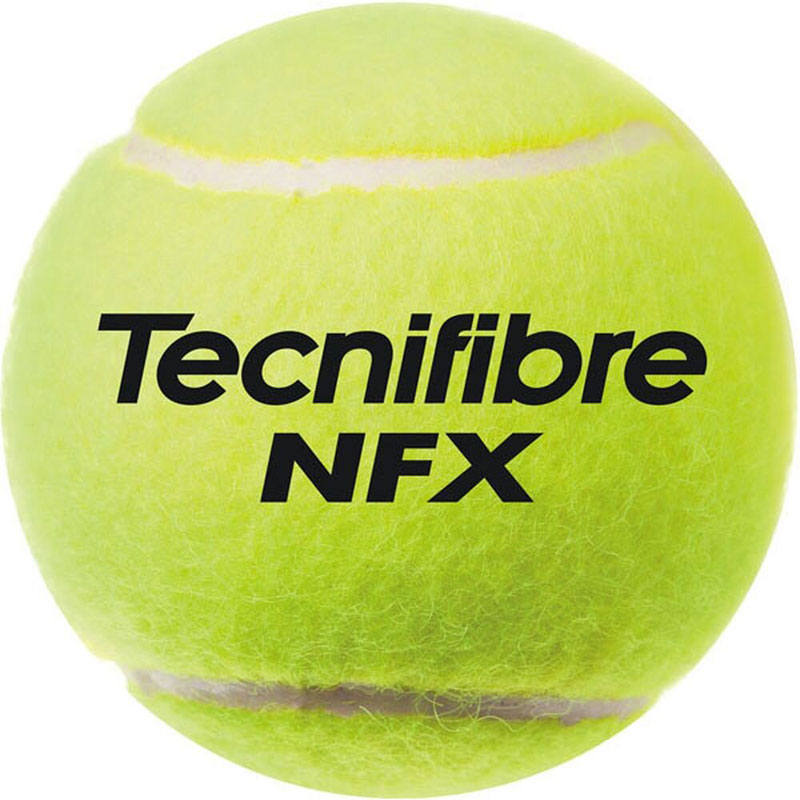 【ロット売りわたす：入り数4球×15】Tecnifibre(テクニファイバー)NFX 4球入り口・入口硬式庭球 どんぶり鉢 硬式庭球どんぶり鉢(TBA4NF1)