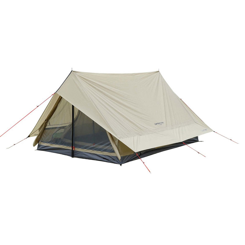 CAPTAIN STAG(キャプテンスタッグ)トレッカー ツーポールロッジUV〈3~4人用〉カーキトレッキング キャンプ用品 テント(UA67)|ピットスポーツ 店